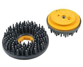 Diamant-Leatherbürste für Quarz auf Handmaschinen – D 100 mm