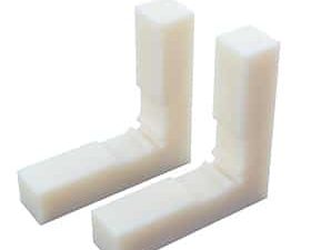 Kunststoffwinkel als Gehrungshilfe