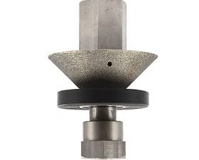 Diamant-Fasenfräswerkzeug für handgeführte Maschinen mit Taster