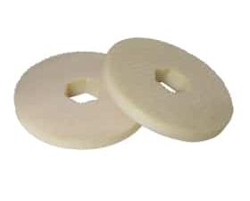 Aufnahmeteller für Euro-Space Schleifsysteme mit Klett