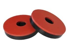 Aufnahmeteller für Euro-Space Schleifsysteme mit Hartgummi verklebt