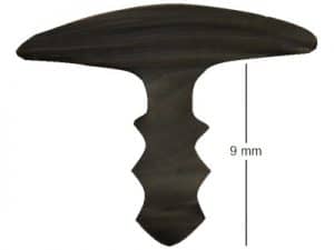 Einsteck – T – Profil aus PVC für Treppenstufen