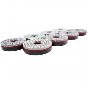 Diamant-Schleifsystem Typ Euro-Space XXL White für Kantenpolierautomaten – Kunstharz -speziell für Quarz