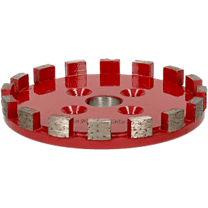 Diamant-Abtropfflächen-Polierset 45°/90° Typ Euro-Tornado mit Magnetaufnahme