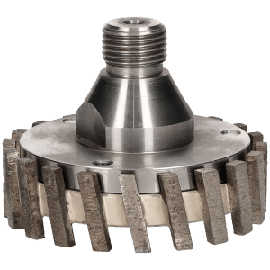 Diamant-Abtropfflächen-Polierset 45°/90° Typ Euro-Tornado mit SF-Aufnahme