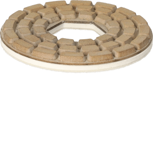 Diamant-Schleifsystem Typ Euro-Star Hybrid D 100 mm Klett – 4 teilig