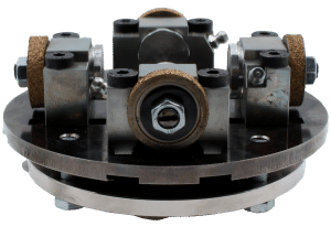 Diamant-Stockteller – Strahloptik für Kantenpolierautomaten