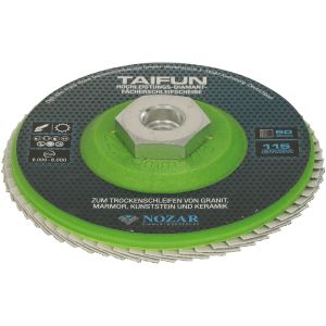 Diamant-Lamellenscheibe Typ Fächer Dry D 115 mm – 4 teilig Typ D